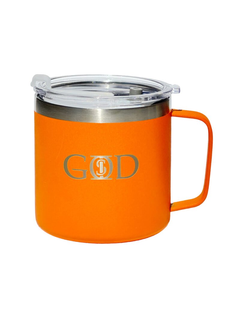 God Is "14oz Coffee Mug" - Orange