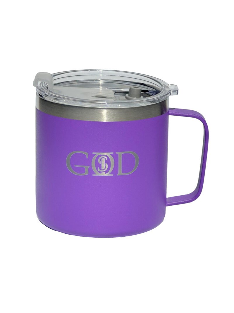 God Is "14oz Coffee Mug" - Purple