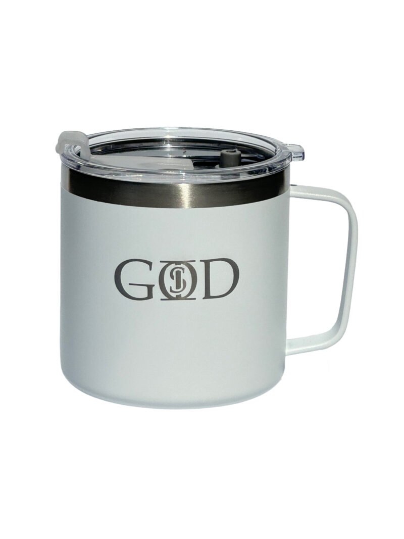 God Is "14oz Coffee Mug" - White