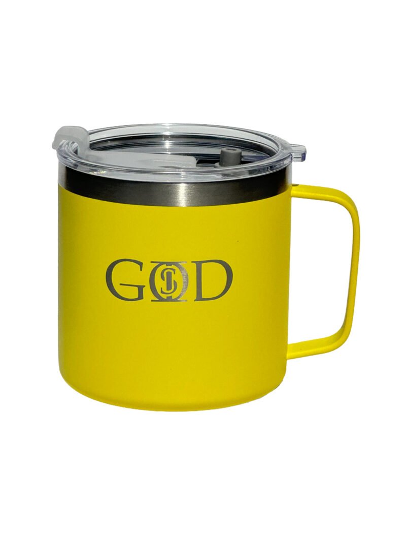 God Is "14oz Coffee Mug" - Yellow