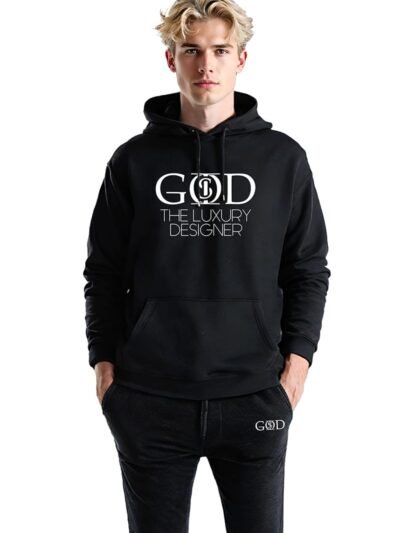 God Is "The Luxury Designer" - Black Hoodie