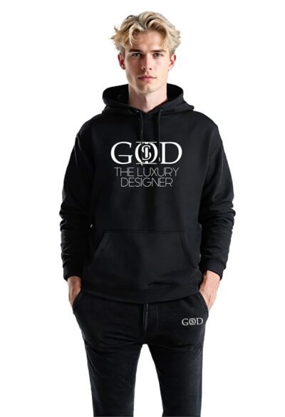 God Is "The Luxury Designer" - Black Hoodie