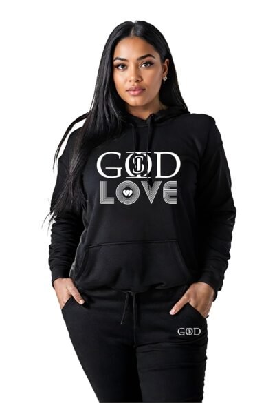 God Is "Love" - Black Hoodie
