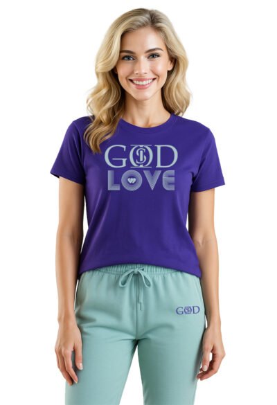 God Is "Love" - Purple T-Shirt