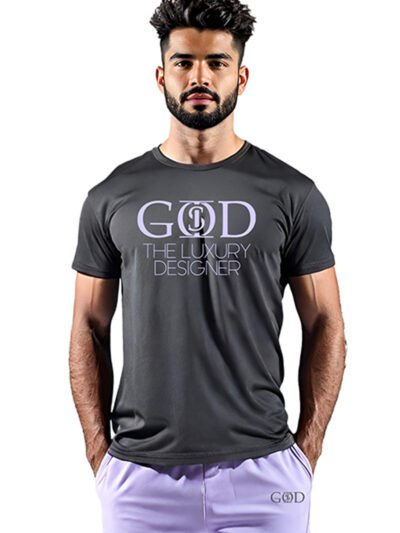 God Is "The Luxury Designer" - Grey T-Shirt