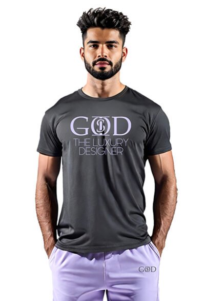 God Is "The Luxury Designer" - Grey T-Shirt