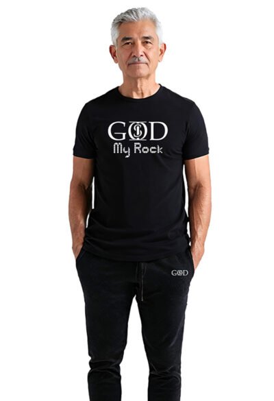 God Is "My Rock" - Black T-Shirt