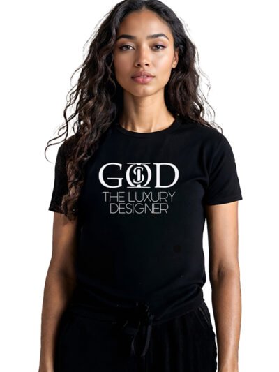 God Is "The Luxury Designer" - Black T-Shirt
