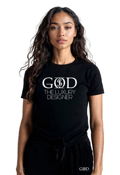 God Is "The Luxury Designer" - Black T-Shirt
