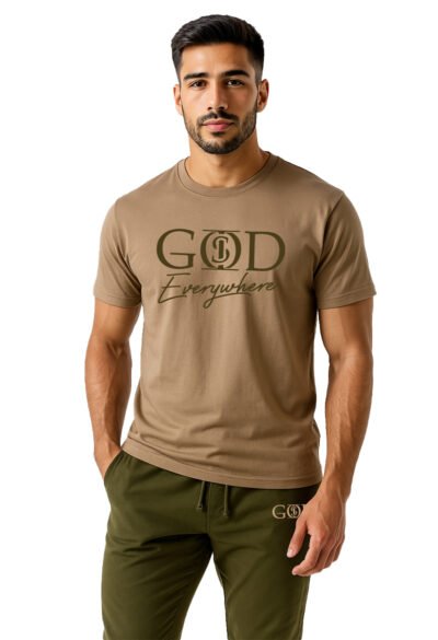 God Is "Everywhere" - Tan T-Shirt