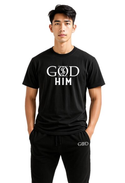 God Is "Him" - Black T-Shirt