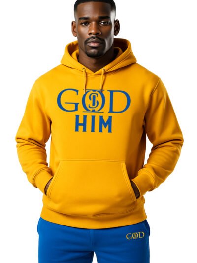 God Is "Him" - Gold Hoodie