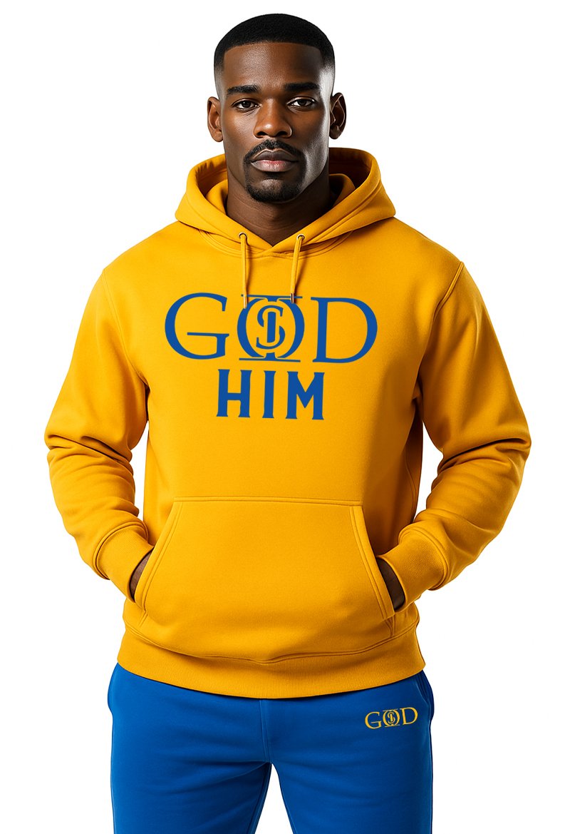God Is "Him" - Gold Hoodie