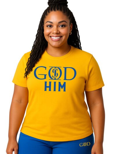 God Is "Him" - Gold T-Shirt