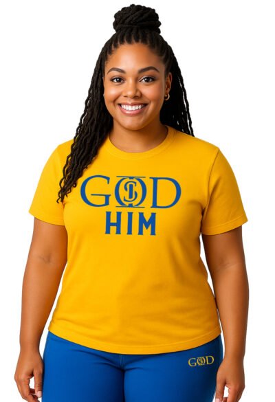 God Is "Him" - Gold T-Shirt