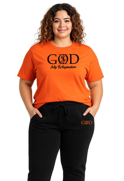 God Is "My Waymaker" - Orange T-Shirt