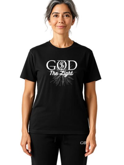 God Is "The Light" - Black T-Shirt