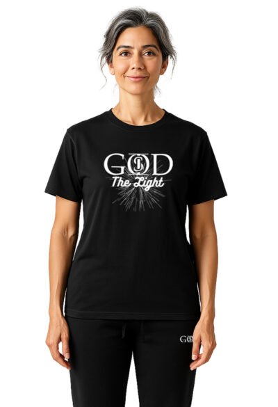 God Is "The Light" - Black T-Shirt