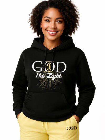God Is "The Light" - Black/Yellow Hoodie