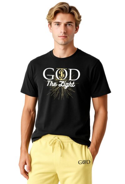 God Is "The Light" - Black/Yellow T-Shirt