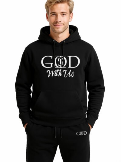 God Is "With Us" - Black Hoodie