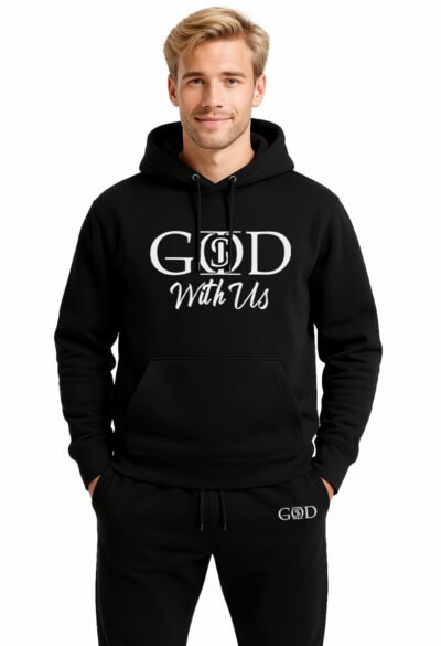 God Is "With Us" - Black Hoodie
