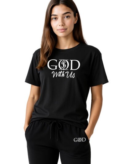 God Is "With Us" - Black T-Shirt