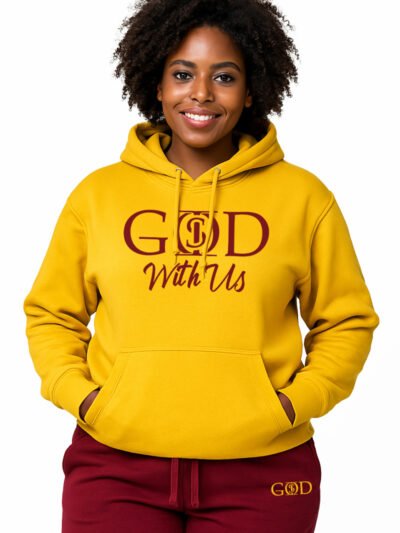God Is "With Us" - Gold Hoodie