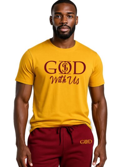 God Is "With Us" - Gold T-Shirt