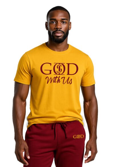 God Is "With Us" - Gold T-Shirt