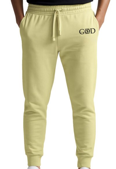 God Is "Joggers" - Yellow/Black