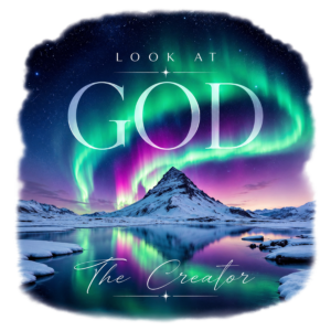 God Is: Aurora Over The Mountains